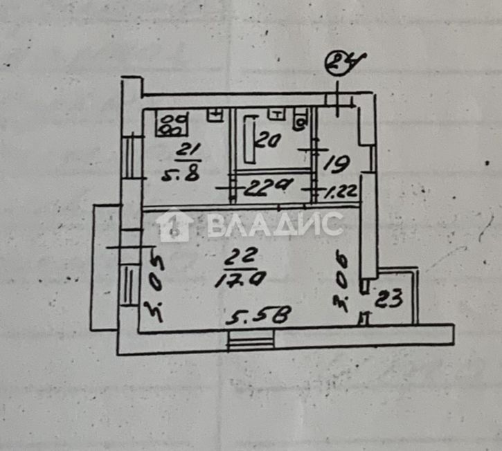 1-комн квартира улица Кирова