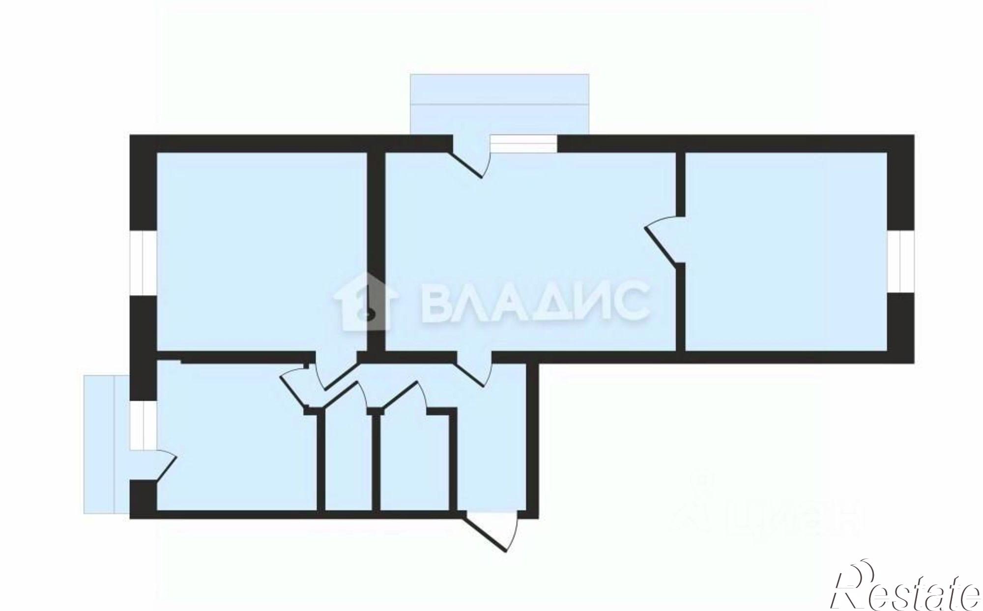 Купить квартиру за 6 750 000 рублей на улица Лакина, 153А
