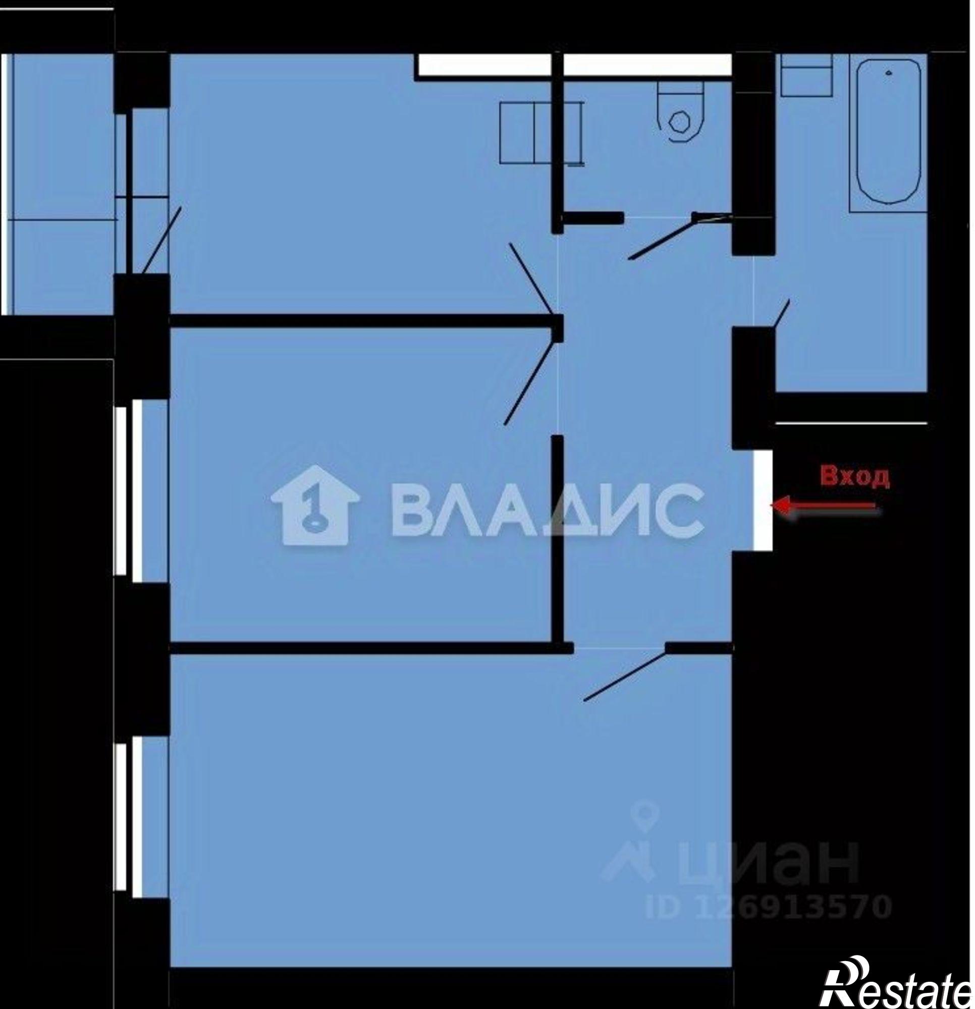 Купить квартиру за 4 150 000 рублей на Всесвятская улица, 15