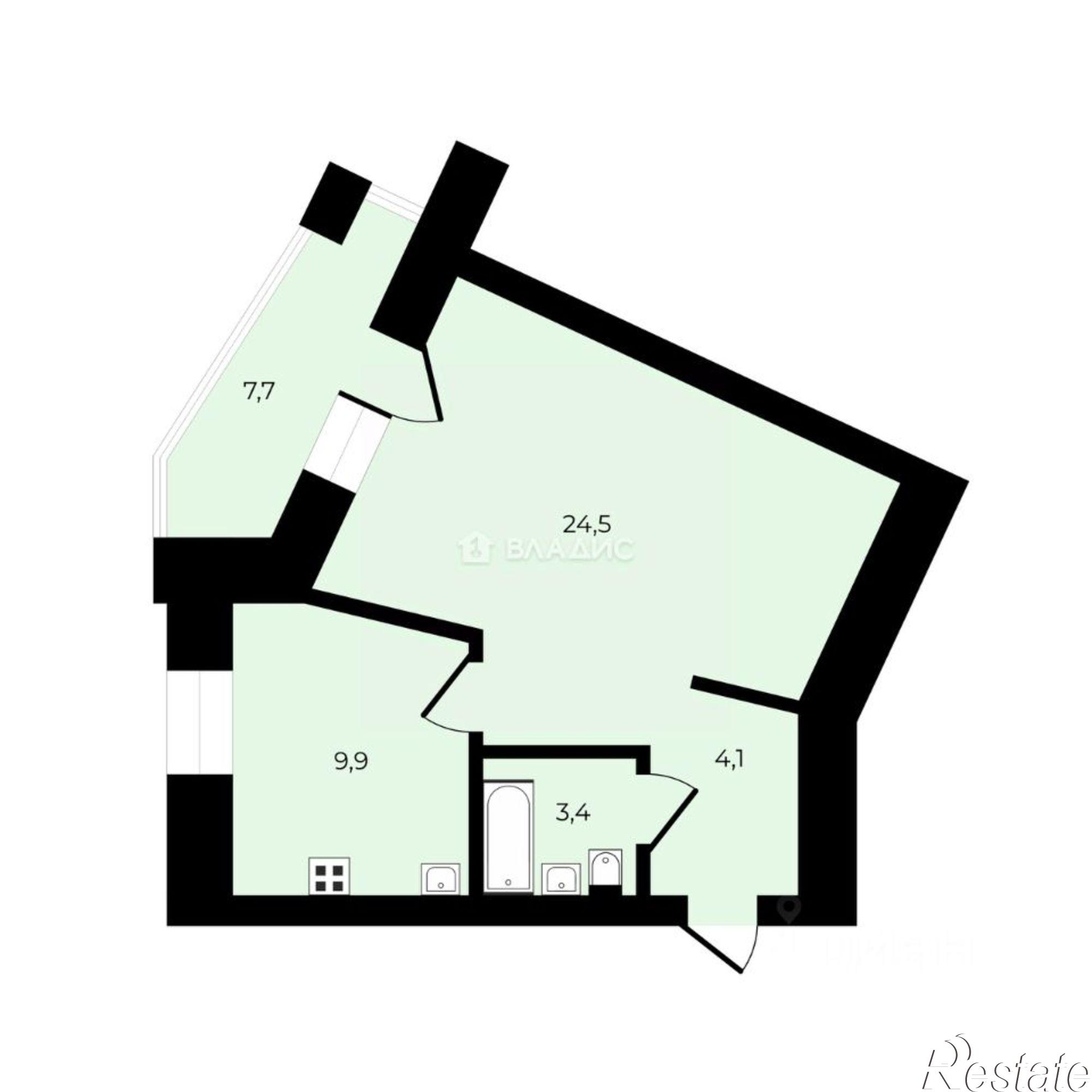 Купить квартиру за 6 450 000 рублей на улица Нижняя Дуброва, 17