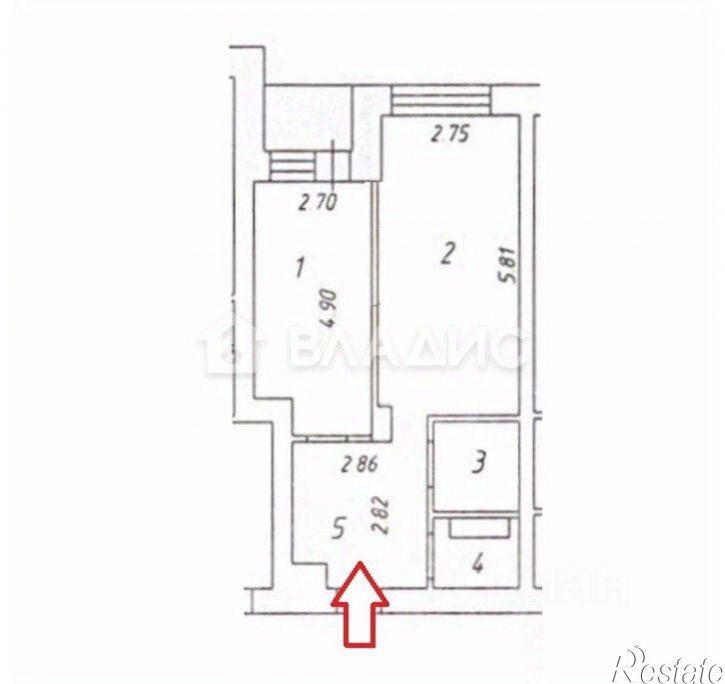 1-комн квартира ул Гвардейская, 13,  д. 13