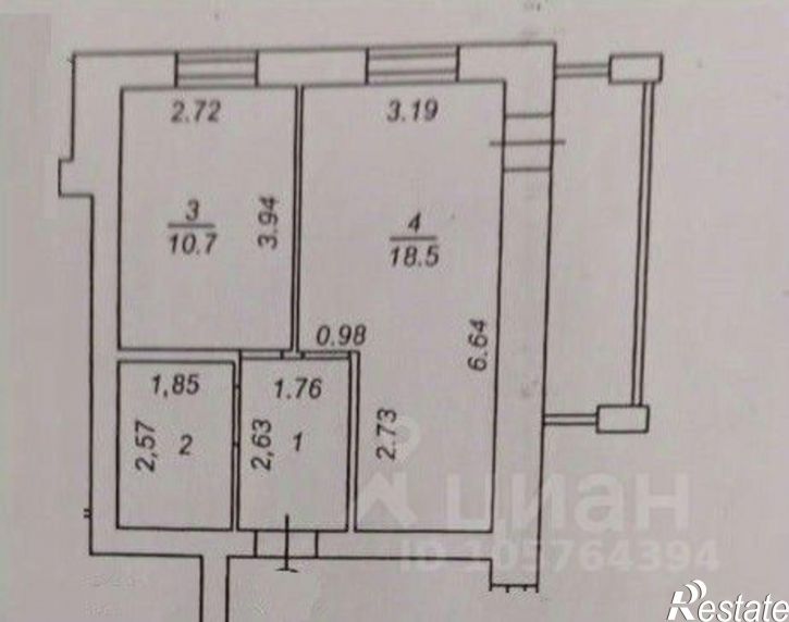 1-комн квартира Песочная улица, 2Д,  д. 2Д