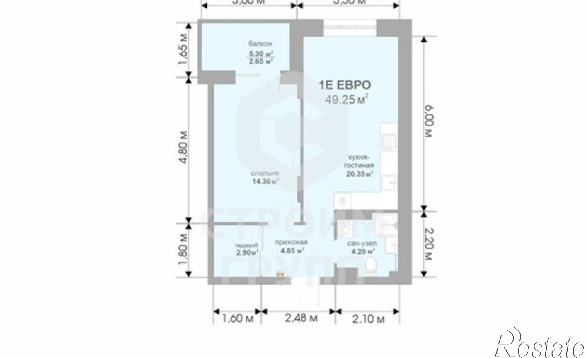 Купить квартиру за 5 482 580 рублей на улица Жуковского, 18