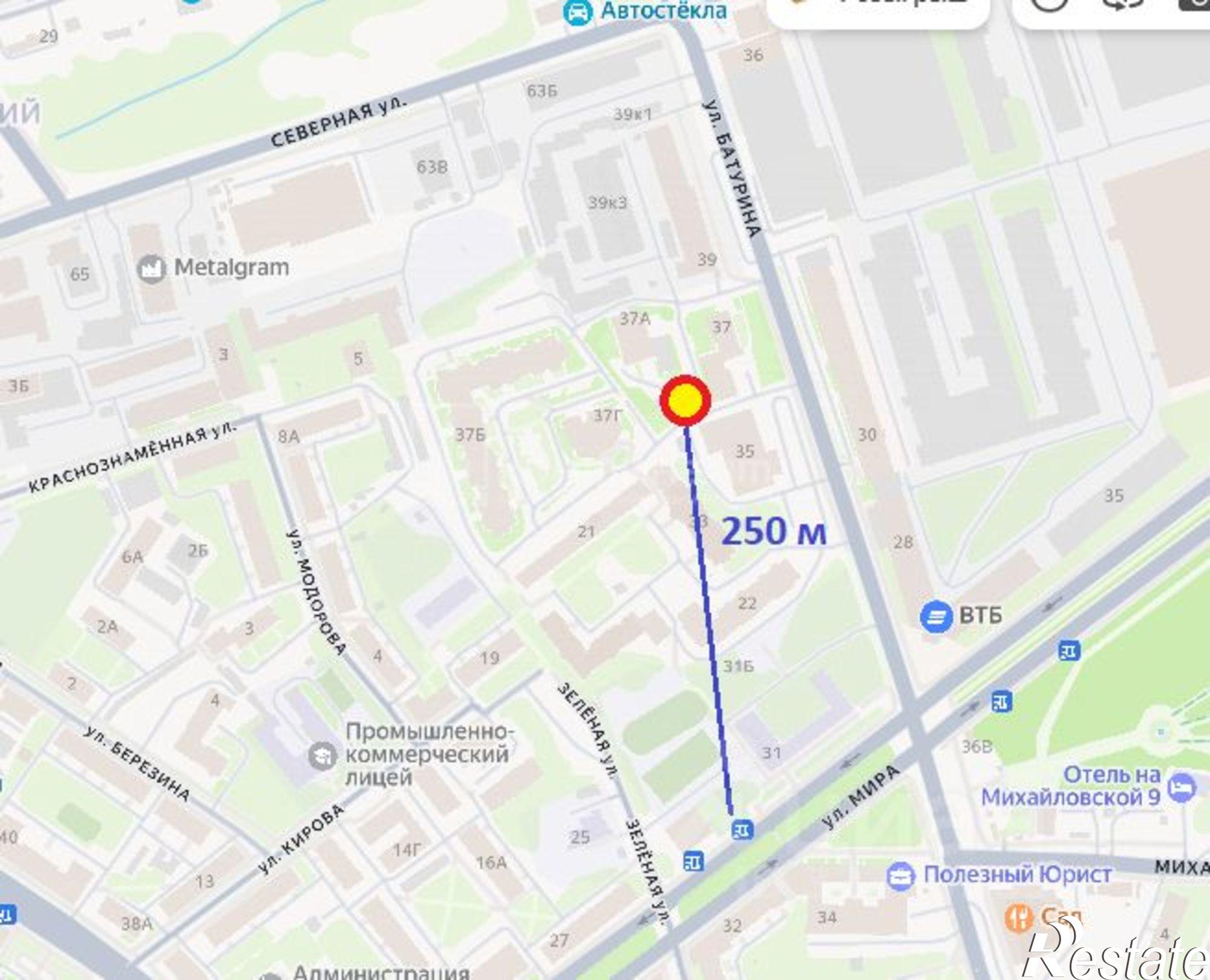 Сдать офис, помещение под офис за 25 350 рублей на улица Батурина, 35Б