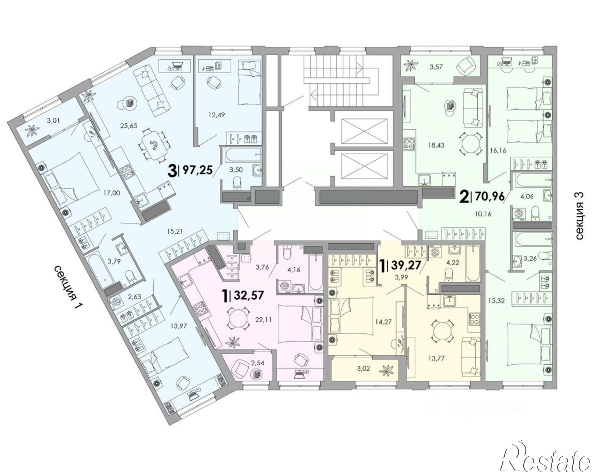 Купить квартиру за 5 178 630 рублей на улица Танеева, 5