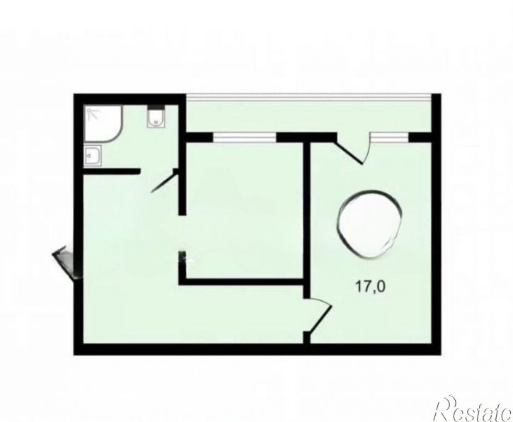 1-комн квартира улица Верхняя Дуброва, 38Д,  д. 38Д