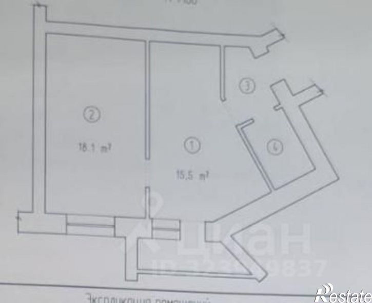 1-комн квартира улица Нижняя Дуброва, 19А,  д. 19А
