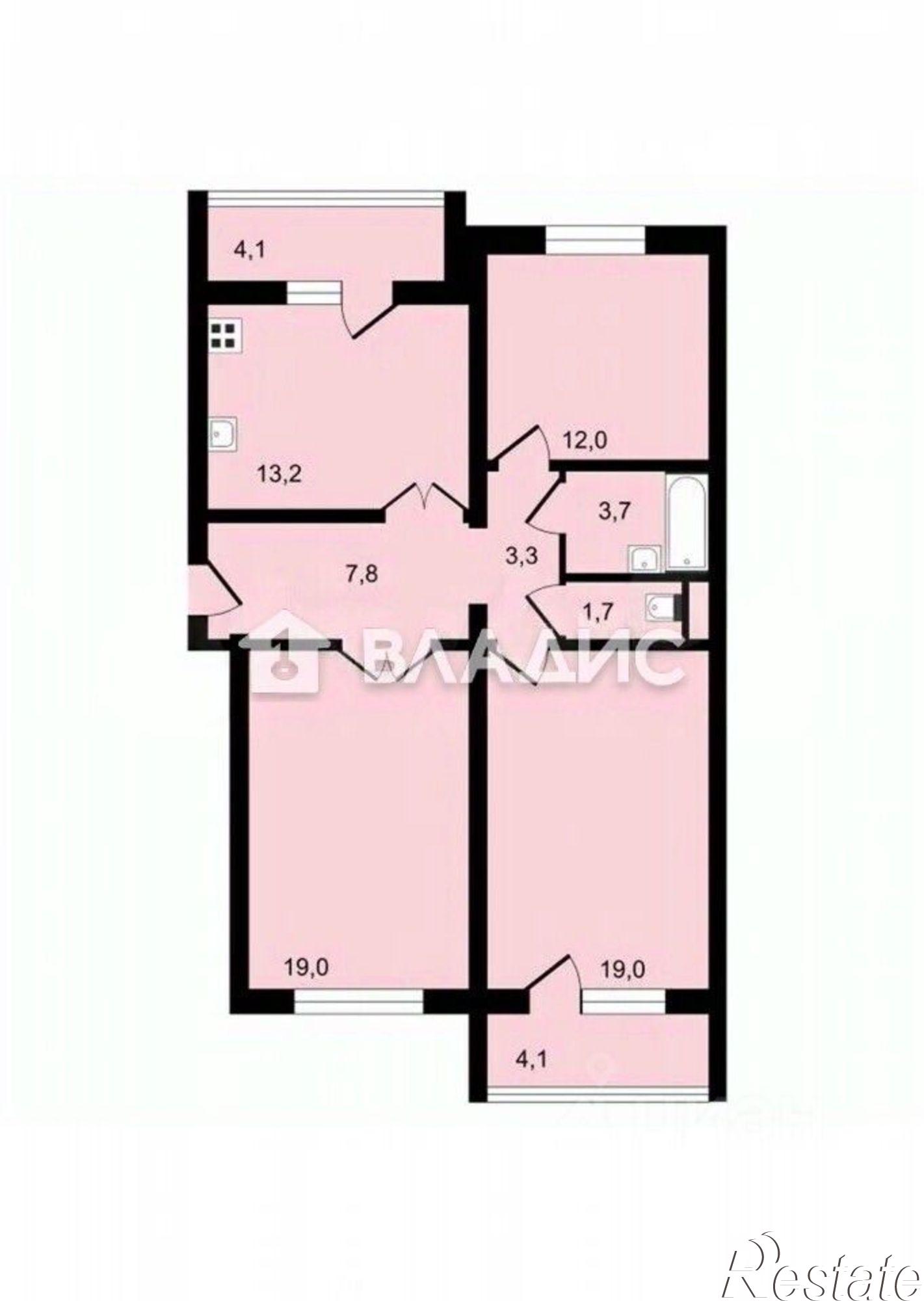 Купить квартиру за 8 750 000 рублей на ул Фатьянова, 16