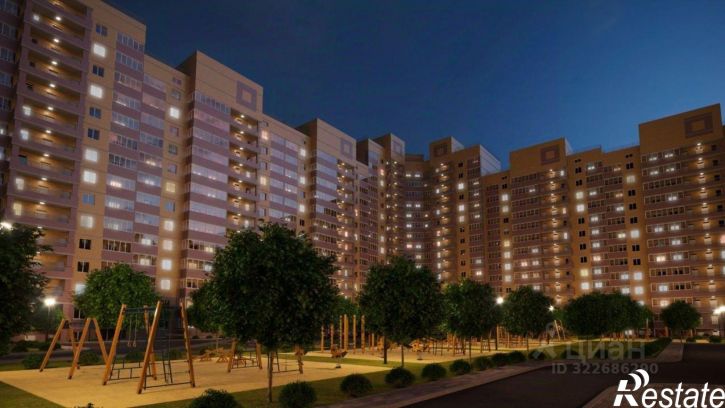 1-комн квартира в новом доме улица Родионовка, 6А,  д. 6А