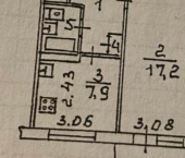1-комн, 33кв м, этаж 3/9 Суздальский проспект, 29