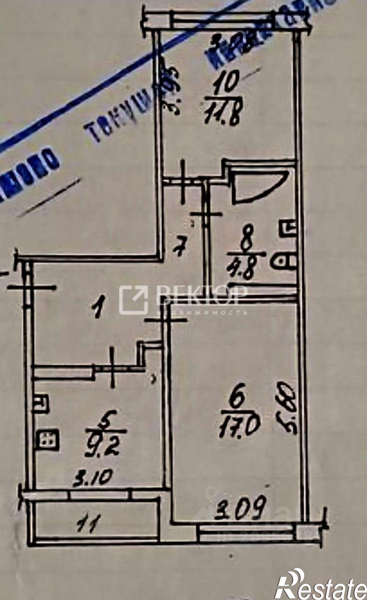 Купить квартиру за 5 800 000 рублей на ул Юбилейная, 18