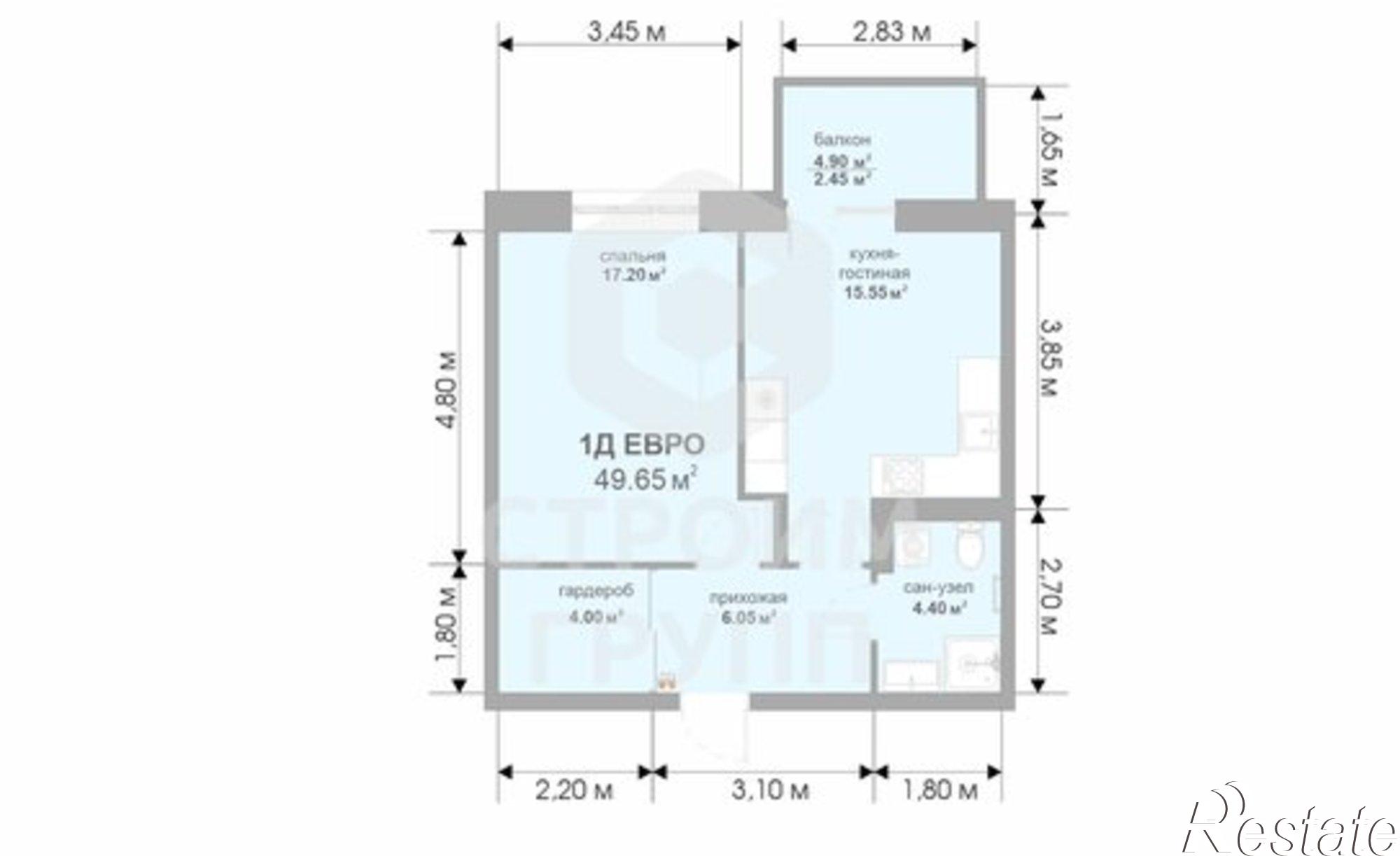 Купить квартиру за 5 587 330 рублей на улица Жуковского, 18