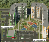 1-комн, 38кв м, этаж 3/17 Верезинская улица, 3Б