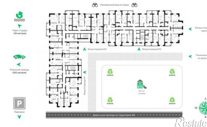 1-комн квартира в новом доме улица Жуковского, 18,  д. 18