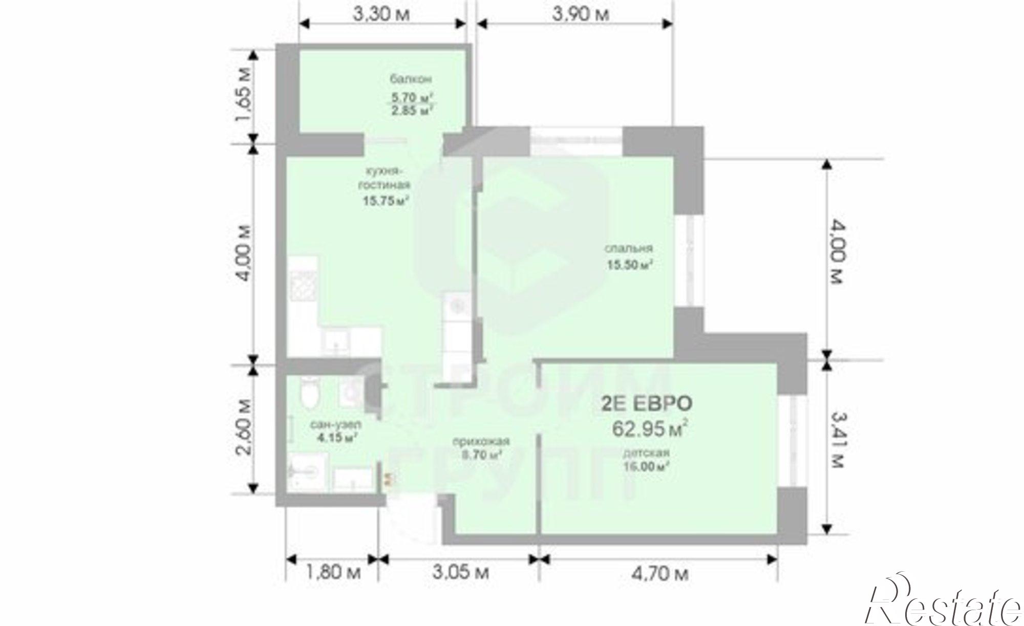 Купить квартиру за 7 869 920 рублей на улица Жуковского, 18