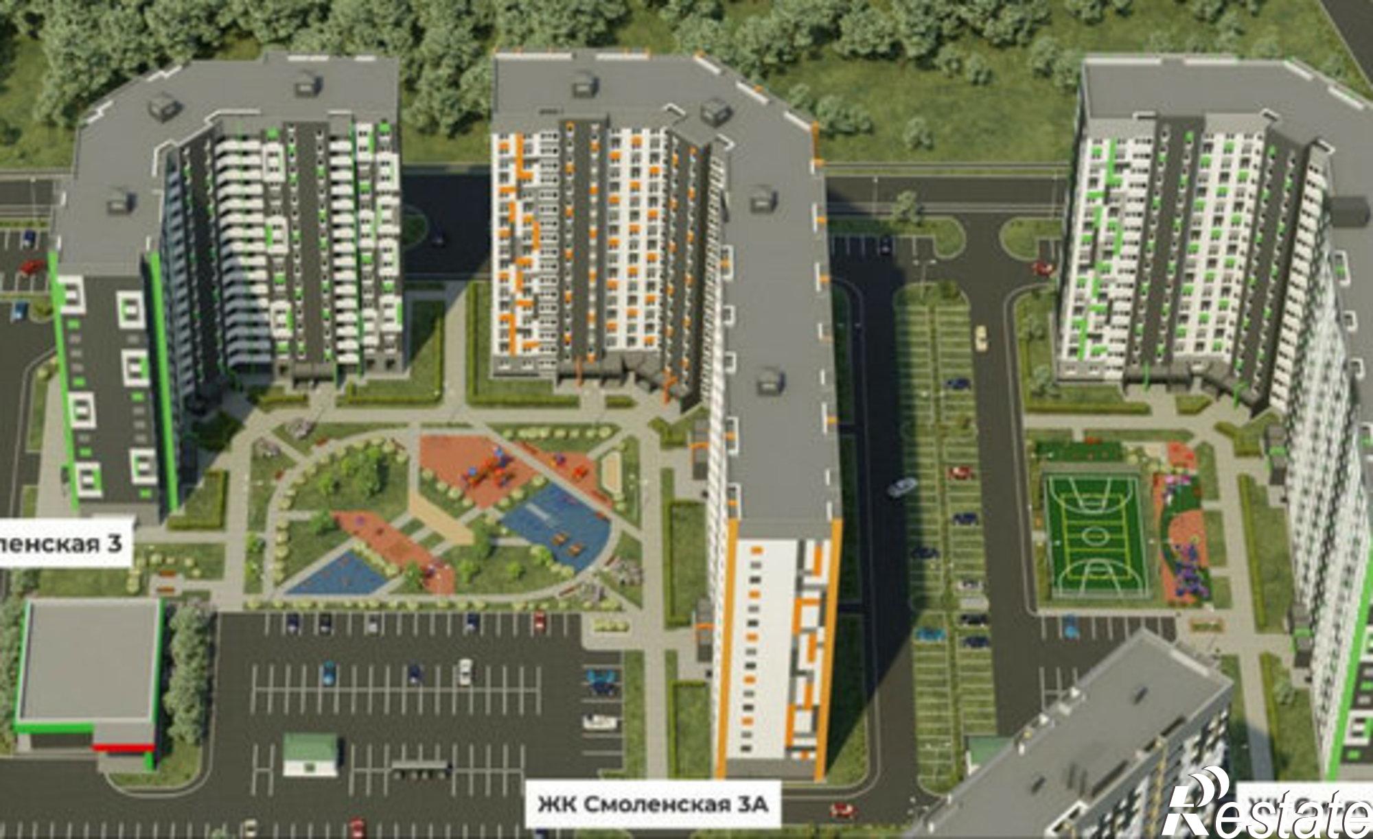 Купить квартиру за 3 999 800 рублей на Смоленская улица, 3Б