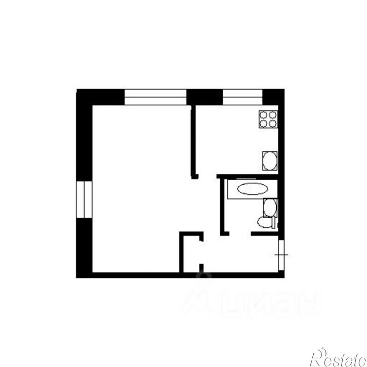 1-комн квартира ул Почаевская, 26,  д. 26