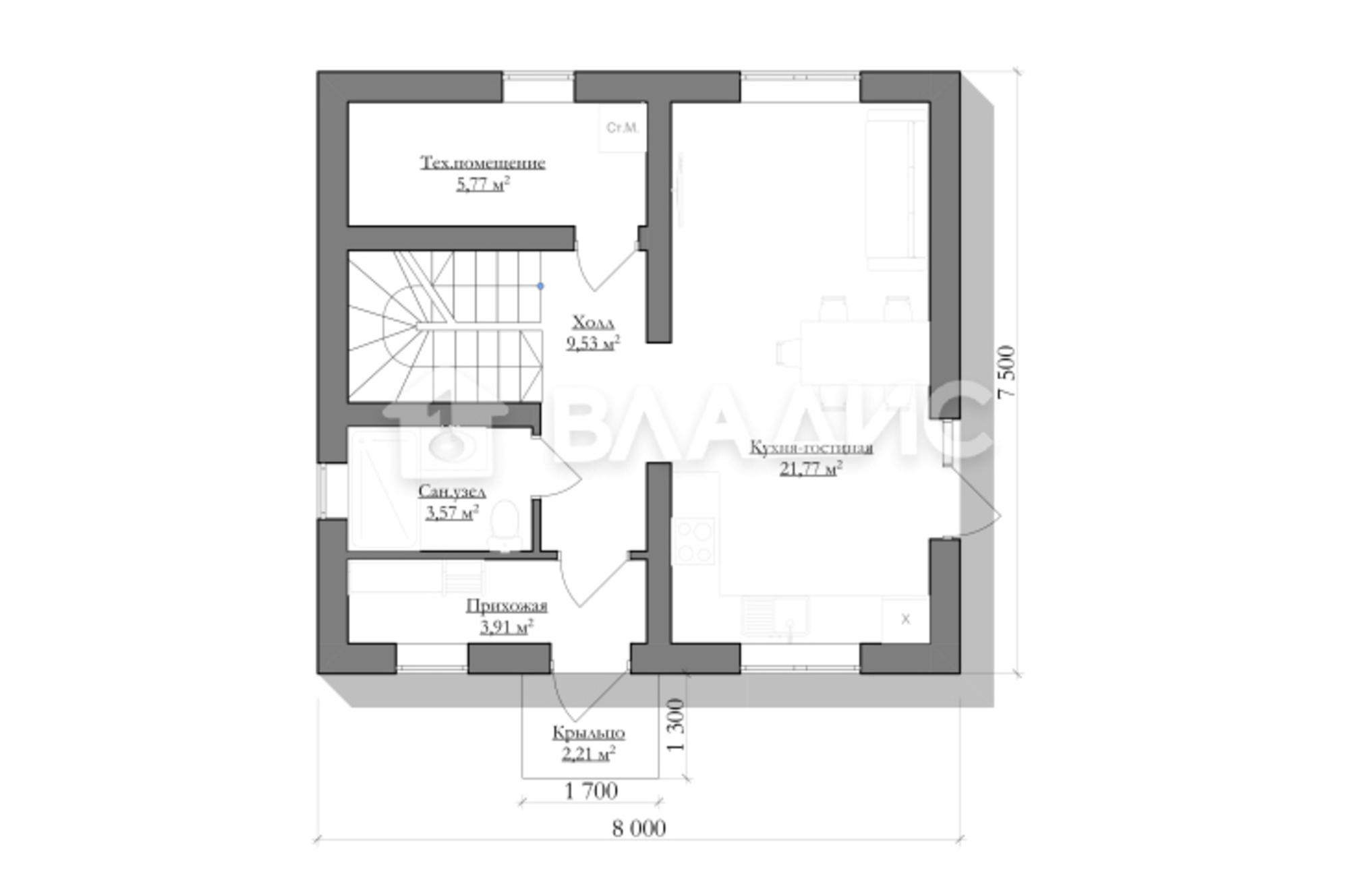 Купить дачу, дом, коттедж за 7 828 000 рублей на Луневская улица