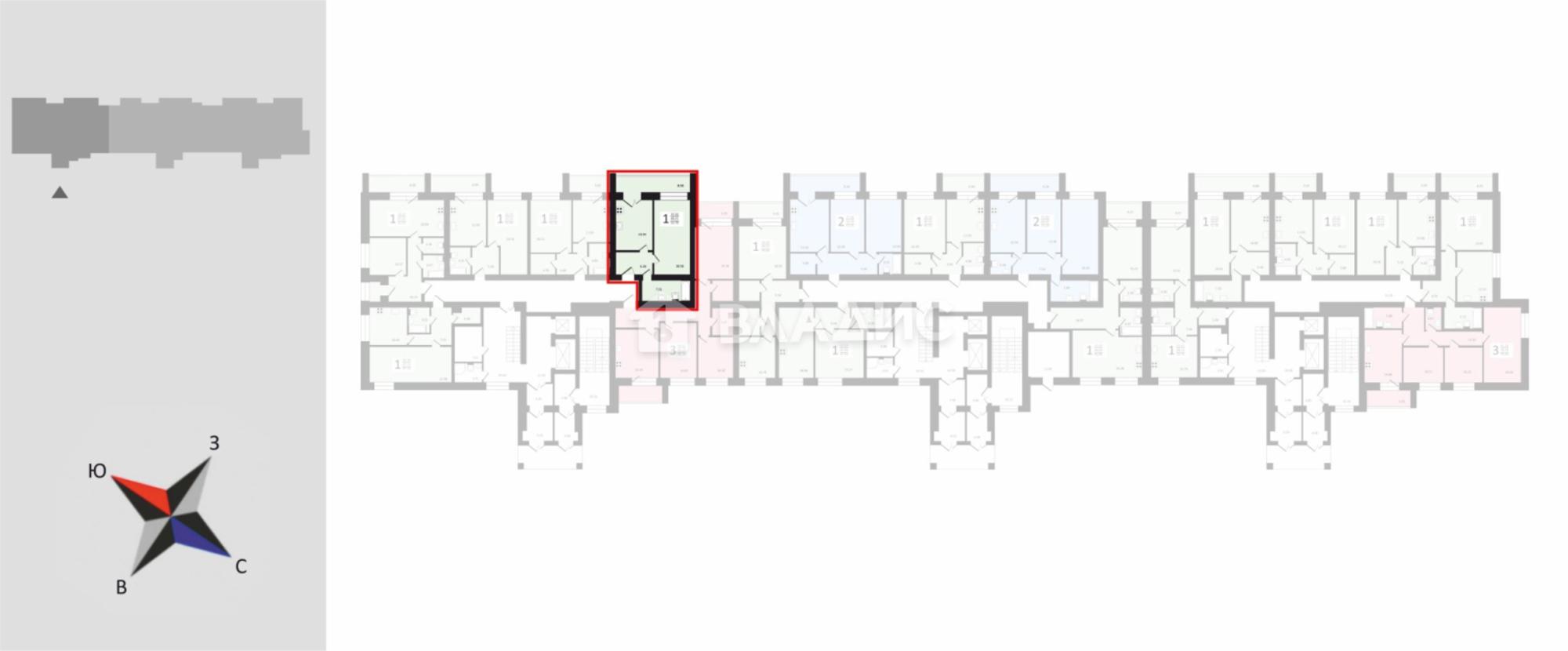 Купить квартиру за 4 388 000 рублей на улица Родионовка