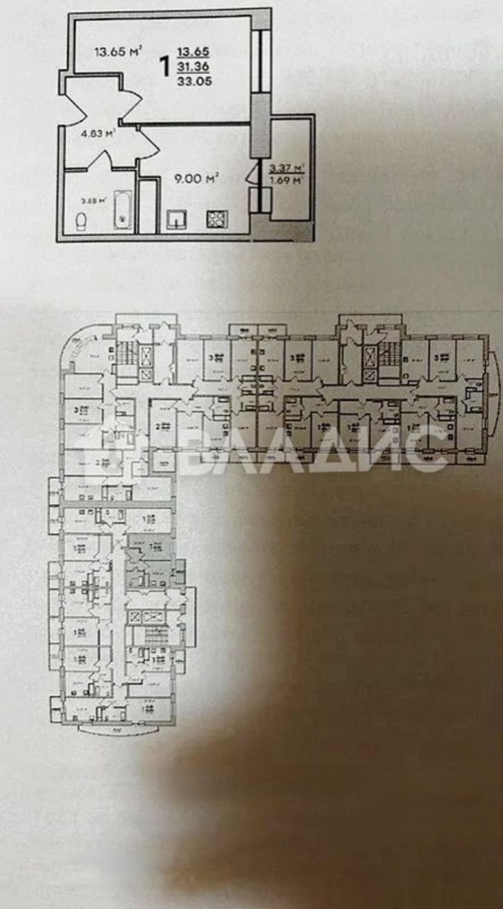 1-комн квартира улица Нижняя Дуброва