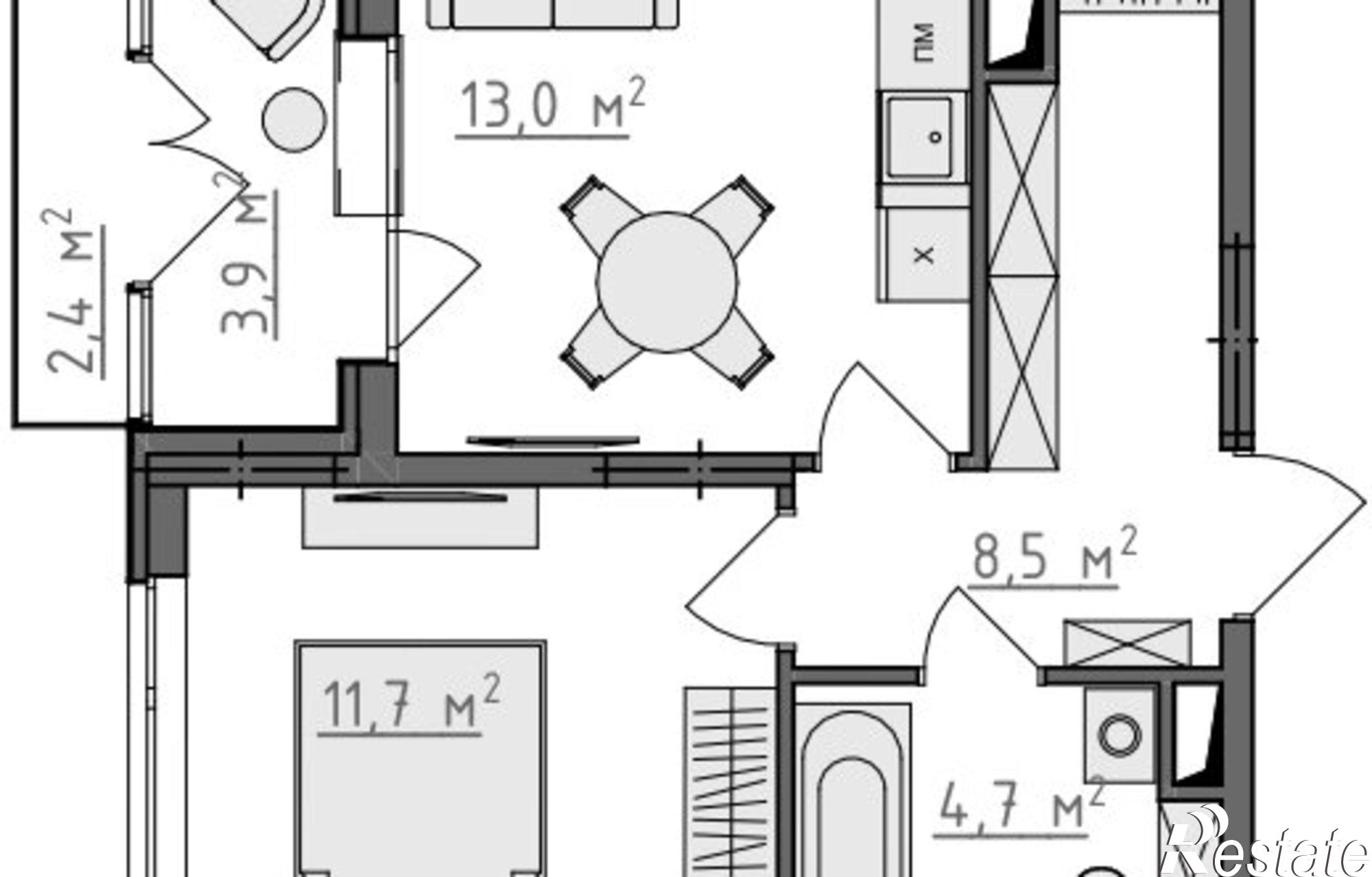 Купить квартиру за 4 178 710 рублей на ул Новгородская, 19А