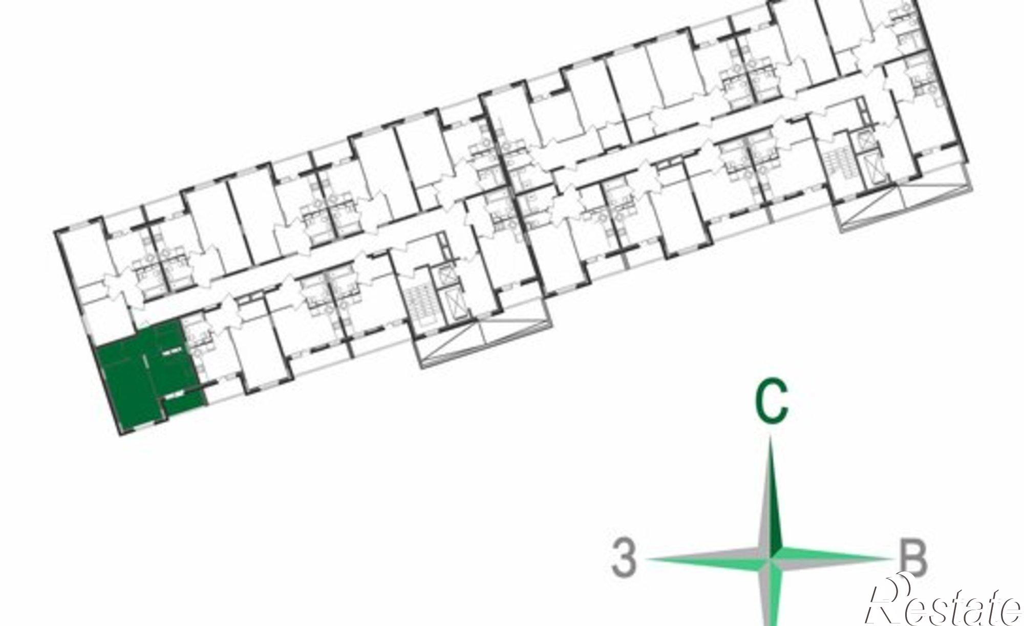 Купить квартиру за 4 002 920 рублей на Новгородская улица, 5