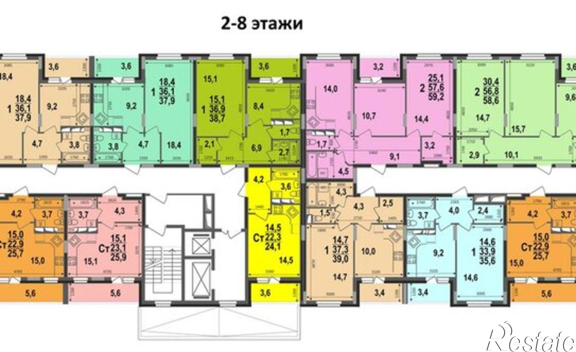 Купить квартиру за 4 002 920 рублей на Новгородская улица, 5