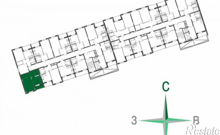 1-комн квартира в новом доме Новгородская улица, 5,  д. 5
