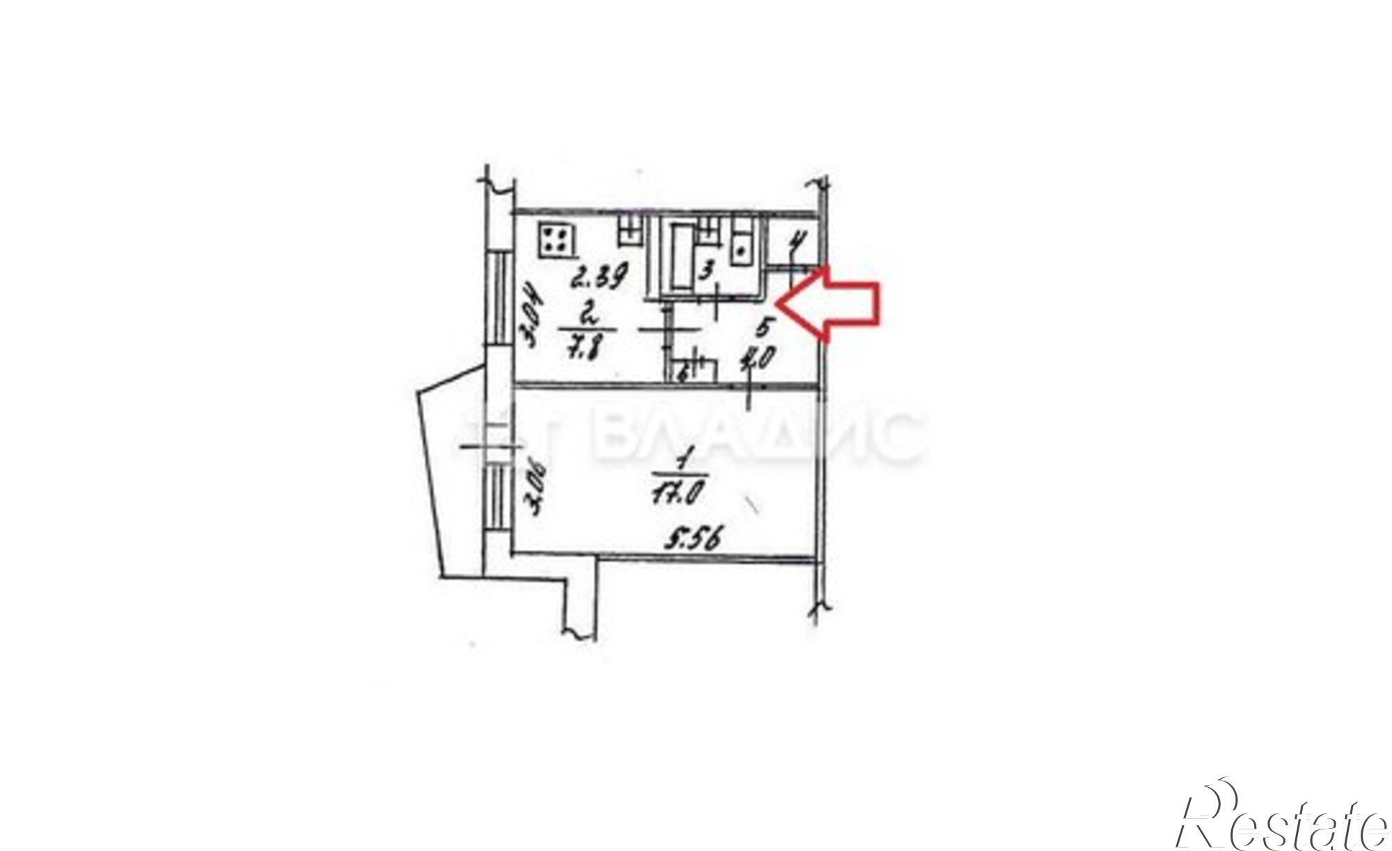 Купить квартиру за 3 650 000 рублей на улица Безыменского, 3