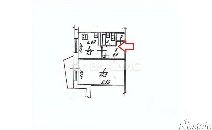 1-комн квартира ул Безыменского, 3,  д. 3