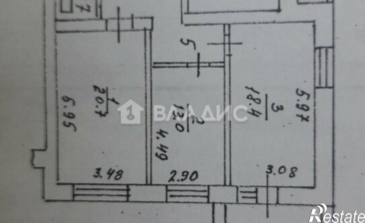 3-комн квартира Школьный проезд, 1А,  д. 1А
