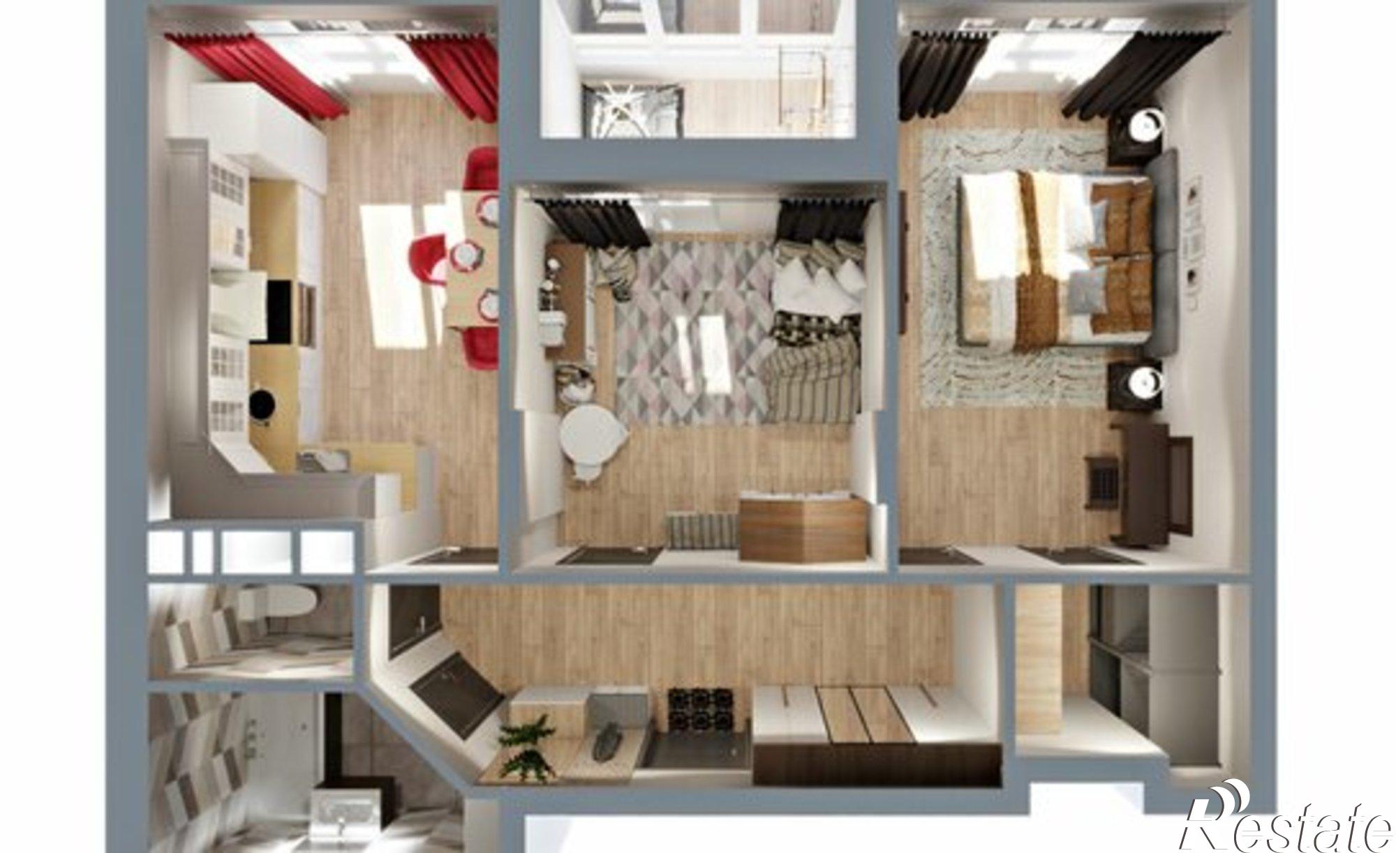 Купить квартиру за 6 867 200 рублей на Сталинградский бульвар, 5