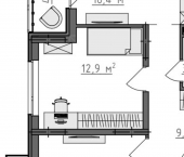 2-комн, 61 кв м, этаж 4/9 ул Новгородская, 19А