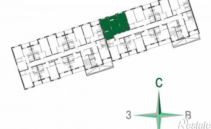 2-комн квартира в новом доме Сталинградский бульвар, 5