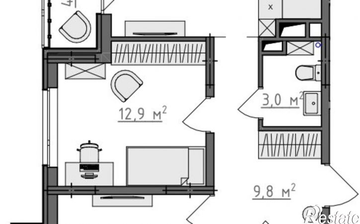 2-комн квартира в новом доме ул Новгородская, 19А,  д. 19А