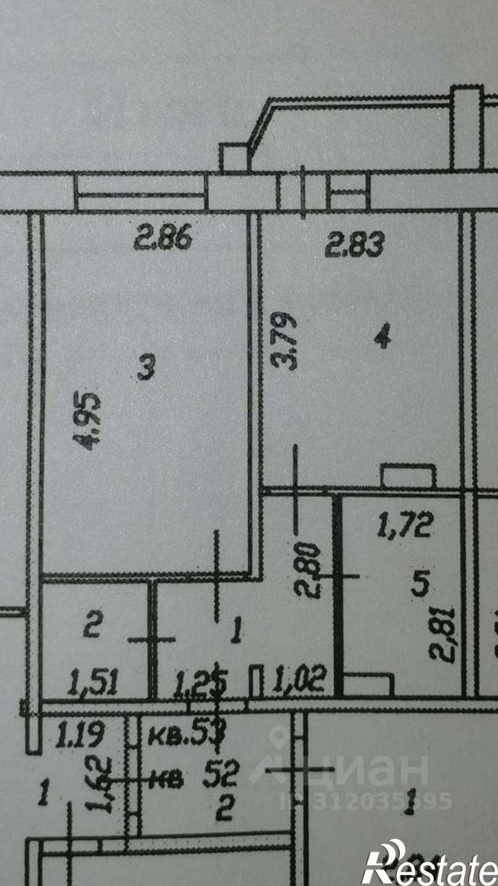 1-комн квартира ул Красноармейская, 37,  д. 37