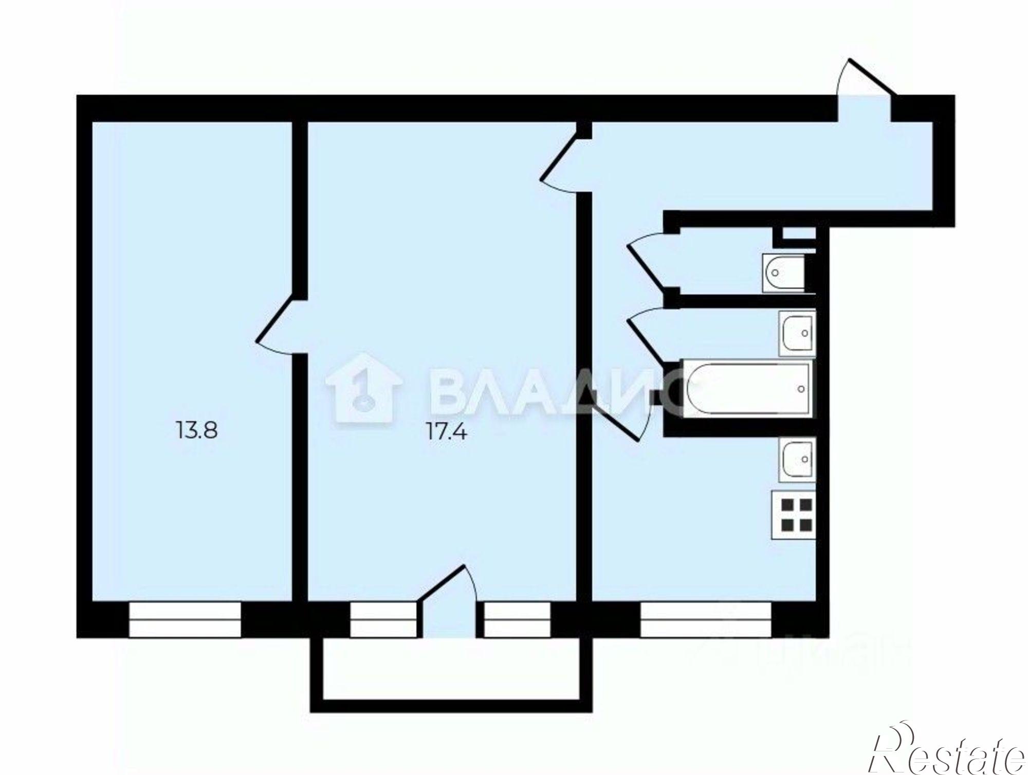 Купить квартиру за 4 400 000 рублей на улица Лакина, 3