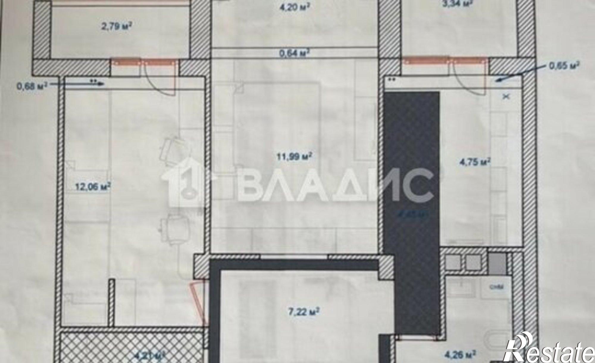 Купить квартиру за 10 200 000 рублей на Ставровская улица, 4
