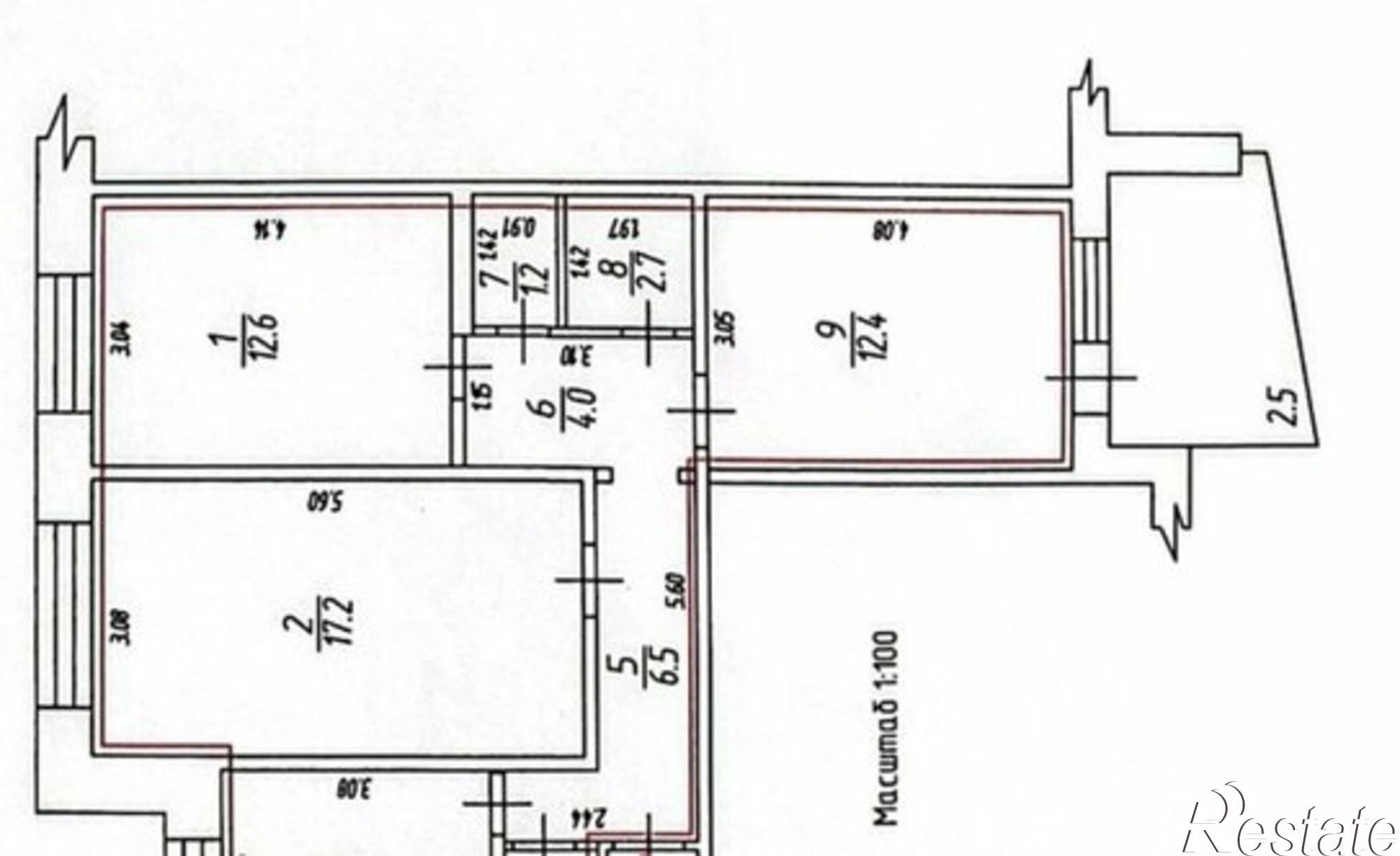 Купить квартиру за 7 100 000 рублей на улица Горького, 113Б