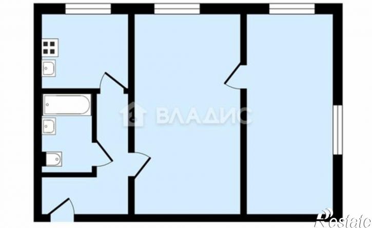2-комн квартира улица Грибоедова, 1,  д. 1