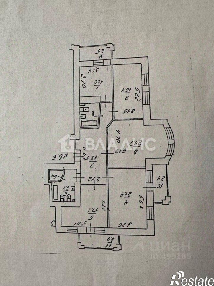 4-комн квартира Суздальский проспект, 9А,  д. 9А