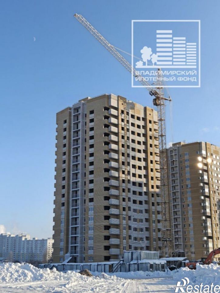 1-комн квартира в новом доме город Владимир
