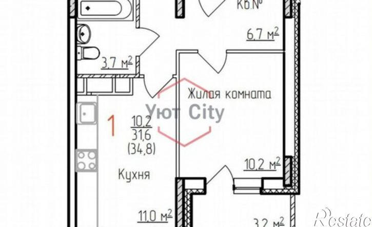 1-комн квартира ул Добросельская, 180,  д. 180