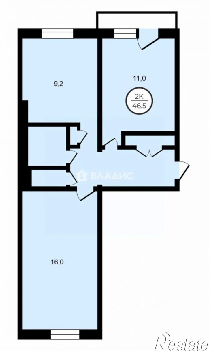 2-комн квартира Октябрьский городок, 24,  д. 24