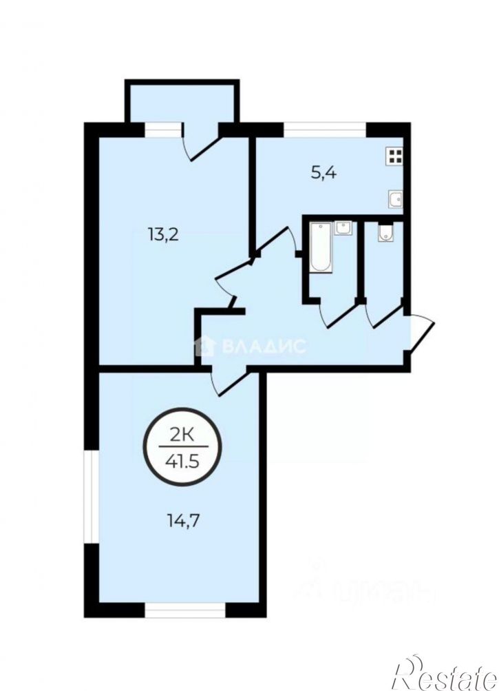 2-комн квартира проспект Строителей, 15,  д. 15