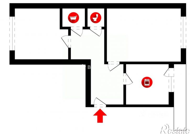 2-комн квартира Ново-Ямская улица, 23А,  д. 23А