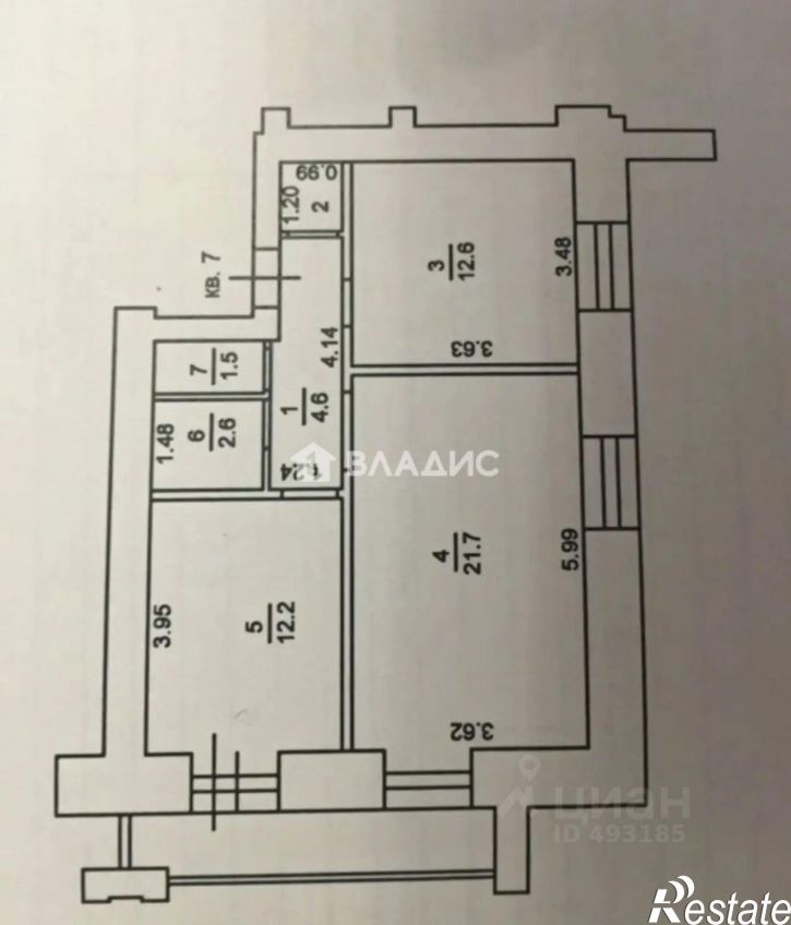 2-комн квартира улица Нижняя Дуброва, 17А,  д. 17А