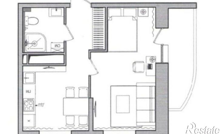 1-комн квартира улица Нижняя Дуброва, 49Б,  д. 49Б