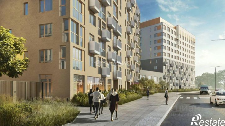1-комн квартира в новом доме ул Новгородская, 19А,  д. 19А