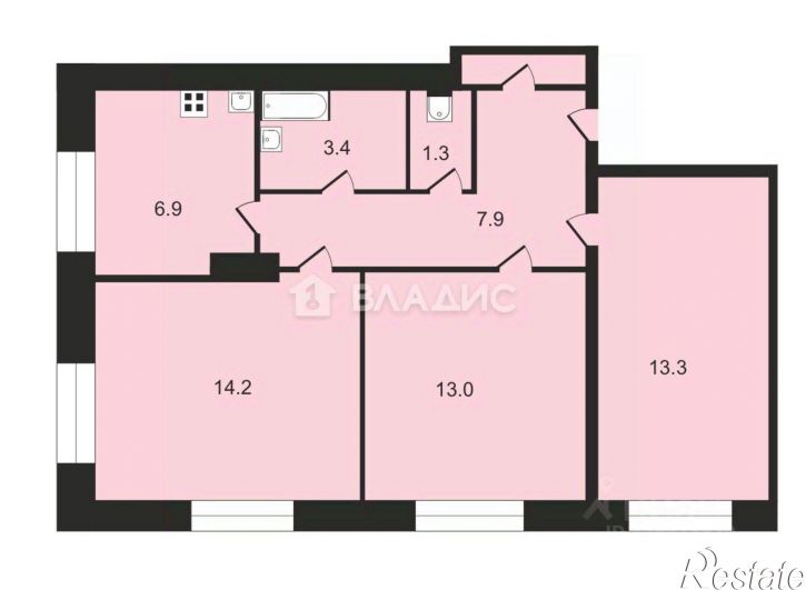 3-комн квартира улица Мира, 78,  д. 78